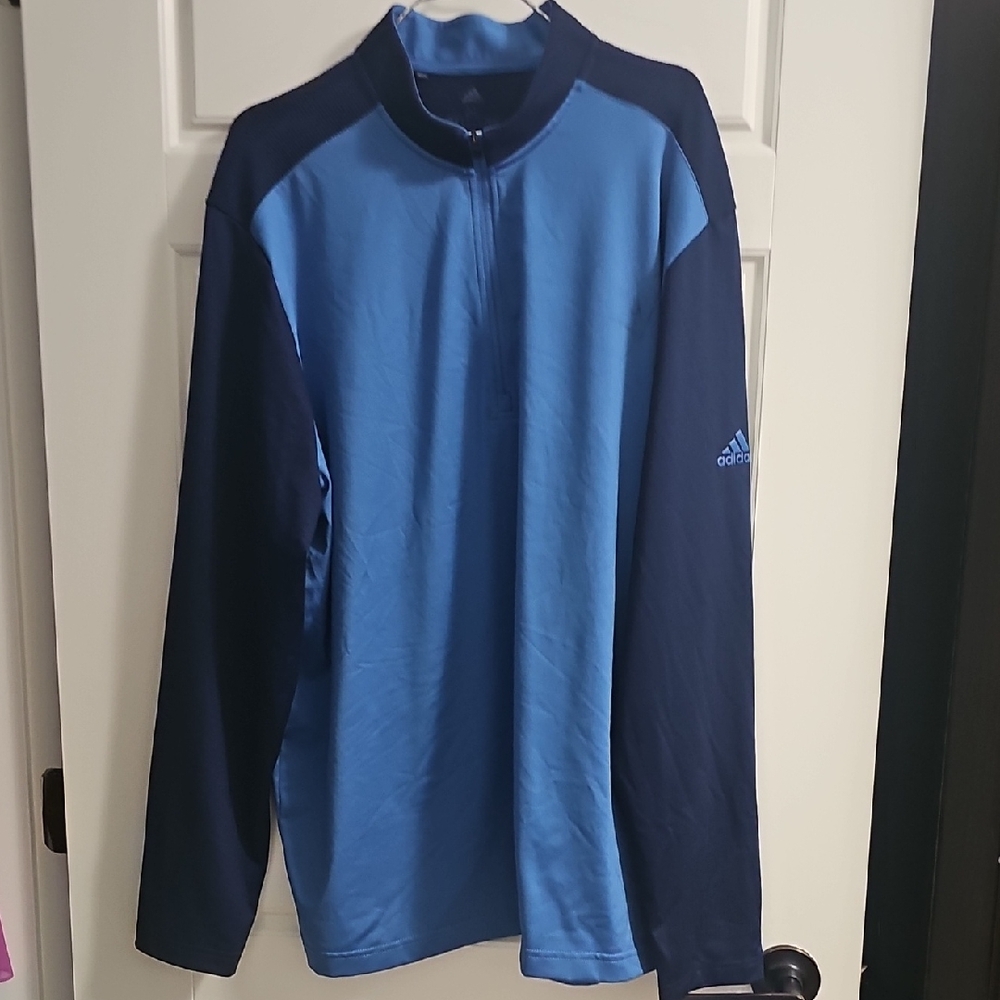 Adidas GOLF Two-Tone Blue Long Sleeve Top